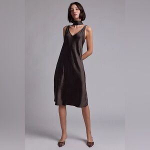 Wildfang Empower Satin Slip Dress